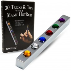 30 Tricks & Tips with a Magic HotRod - Metal Gem HotRod - Silver with Blue Force