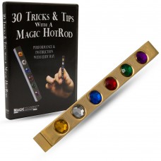 30 Tricks & Tips with a Magic HotRod - Metal Gem HotRod - Gold with Blue Force