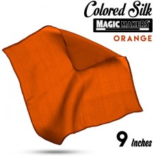 Orange 9 inch Colored Silk- Professional Grade  