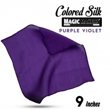 Purple Violet 9 inch Colored Silk- Professional Grade  