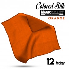 Orange 12 inch Colored Silk- Professional Grade  