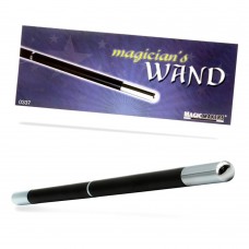 Magicians Pro Wand  (Black w/Chrome Tips)