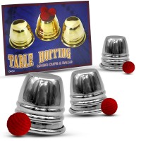 Table Hopping Cups & Balls- Chrome
