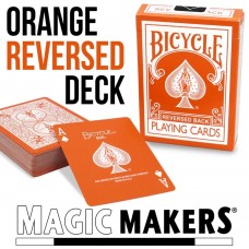 Reversed Back Bicycle Deck - Orange
