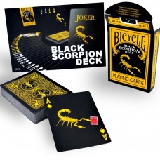 Magic Makers Black Scorpion Deck- In Bicycle Stock