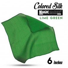 Green 6 inch Colored Silk- Professional Grade  