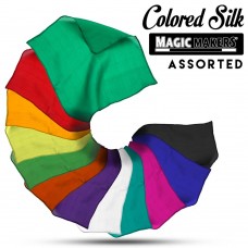 Assorted 9 inch Colored Silk- Professional Grade  