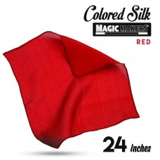 Red 24 inch Colored Silk- Professional Grade