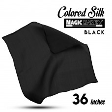 Black 36 inch Colored Silk - Professional Grade  