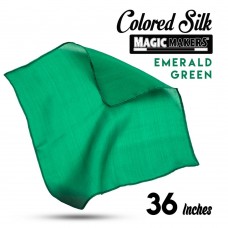 Emerald 36 inch Colored Silk- Professional Grade  